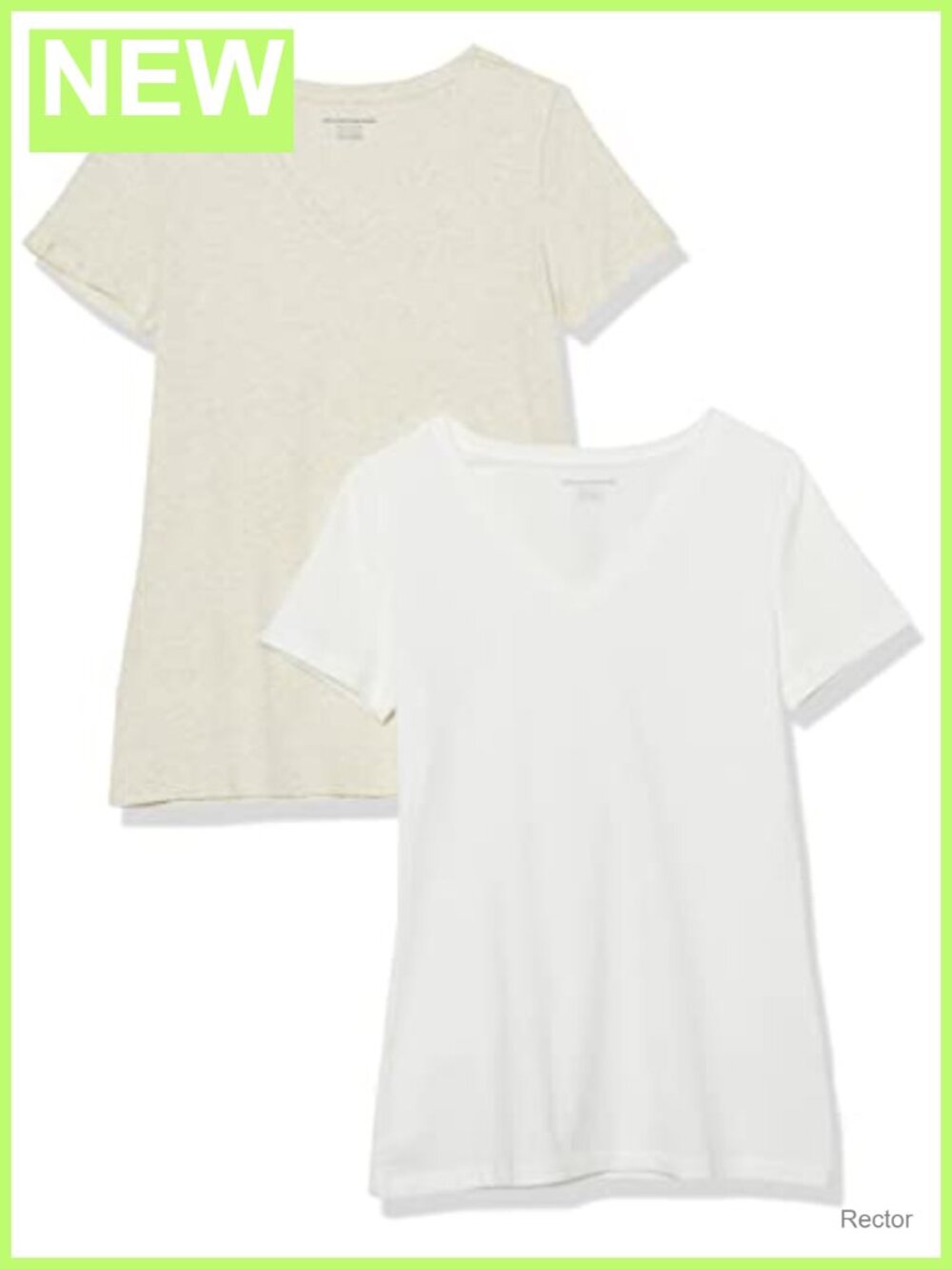 Women's Regular Fit Short Sleeve V-Neck T-Shirt Cotton Modal Jersey